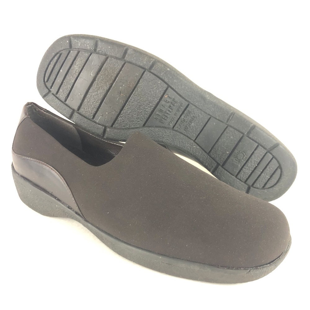 Stuart Weitzman Brown Suede Loafer Womens 9.5 AA